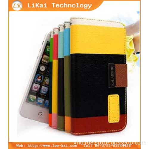 Stylish Shockproof Leather Case for iPhone 5 (IP-17)